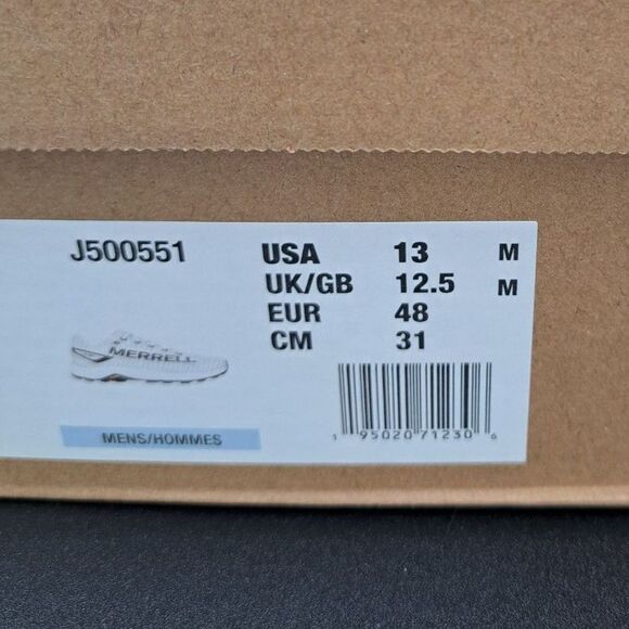 New Merrell Men MTL Long Sky 2 White & Black Combo Matryx Shoes Size 13 - Picture 13 of 13